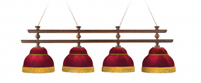 Лампа Ливерпуль Люкс 4 плафона - ясень