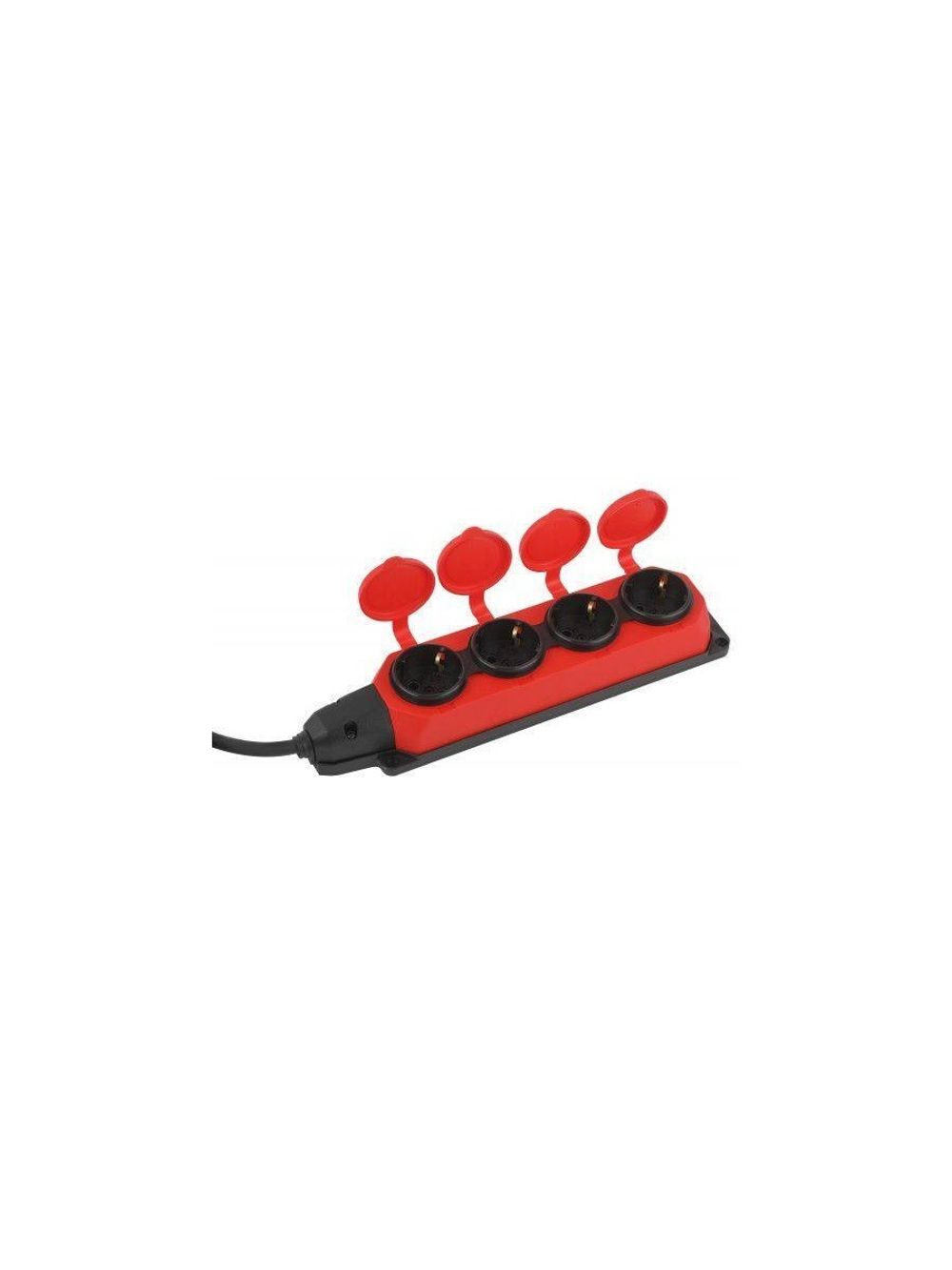 Удлинитель 4х20м с заземл. IP44 КГ 3х1.5 каучук UK-4e-3x1.5-20m-IP44(KG) Эра Б0057587