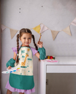Фартук для творчества на завязках. Жираф