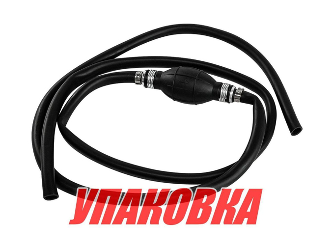 Шланг 10 мм с грушей без переходников, 2 м (упаковка из 30 шт.)