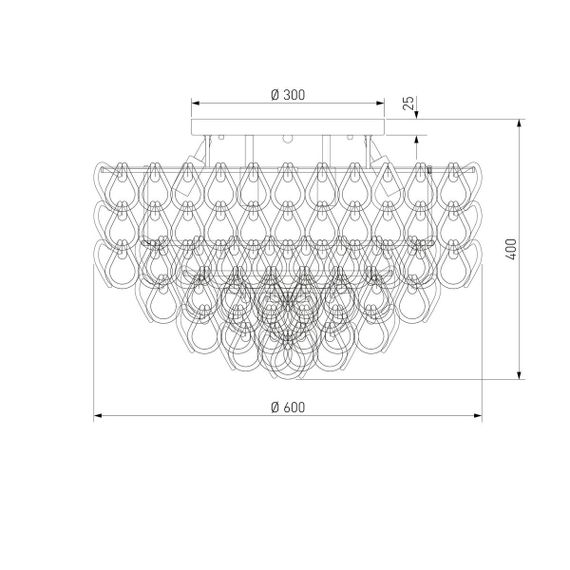 Потолочный светильник Bogates Cappio 380/8 Smart
