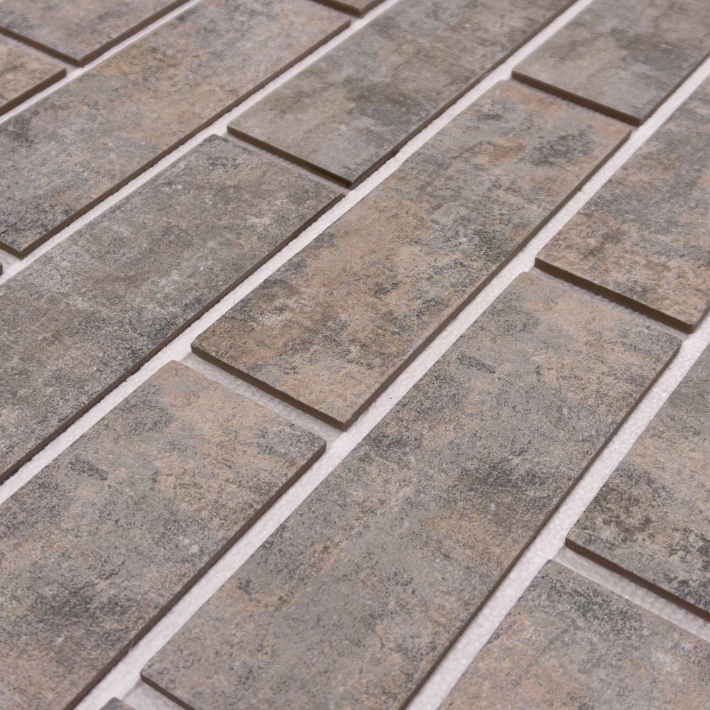 Beryoza Ceramica, Brick Wall Табачный, 250x75x7 - клинкерная фасадная плитка