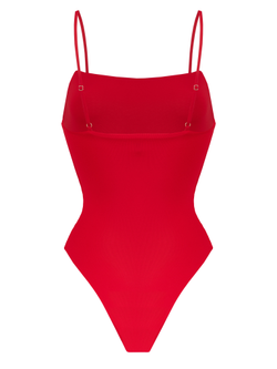 Слитный купальник mira soft royal red