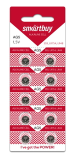 Элемент питания Smartbuy AG5 ВL/10 (комплект 10 шт)