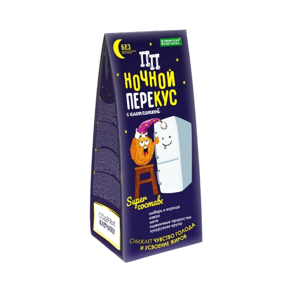 "ПП" Ночной Перекус Шарики с Клетчаткой и Проростками (микс вкусов) 110 гр (Сибирская Клетчатка)