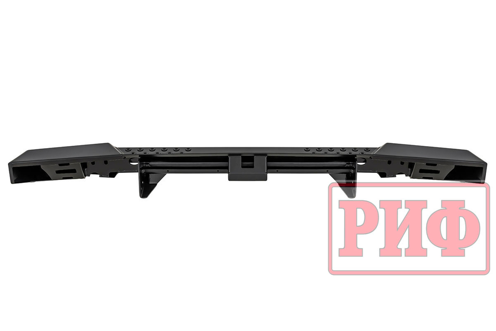 Бампер силовой задний УАЗ Буханка с фонарями, возможностью установки фаркопа, лифт 65 мм РИФ