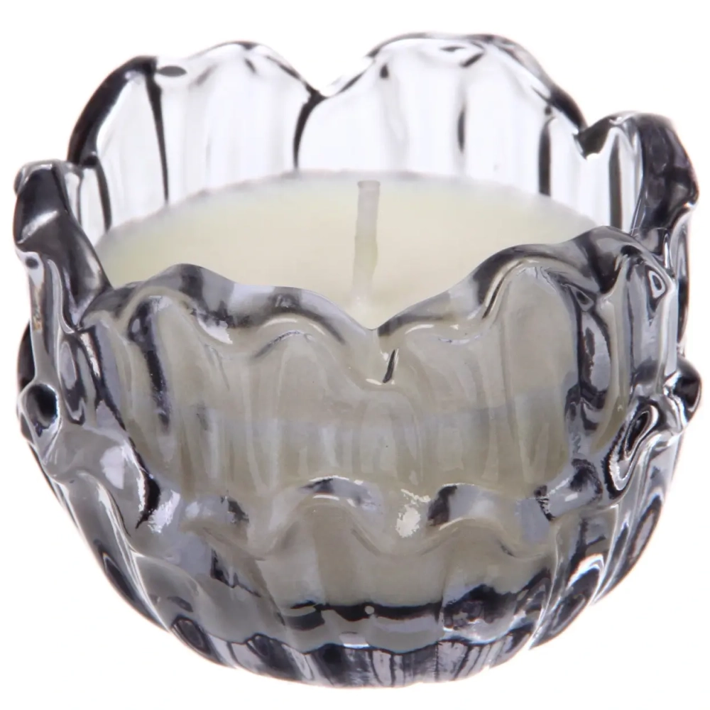 Свеча в стакане «Пламя» 8,3*6 см, Графит