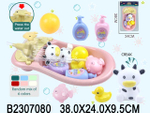 Набор игрушек для купания 8шт, пакет BLS886-4