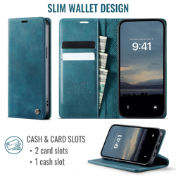 Чехол-книжка CaseMe RFiD iPhone 14 Plus