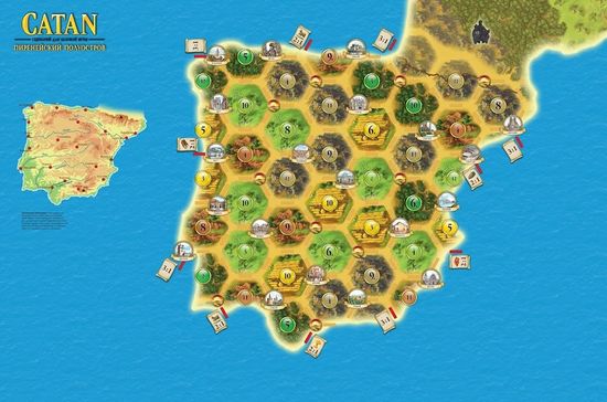 Настольная игра Catan: Колонизаторы. Юбилейное издание испания