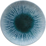 Тарелка «Нанокрем Блю» мелкая;фарфор;D=270,H=26мм;голуб. (Цвет: голубой)