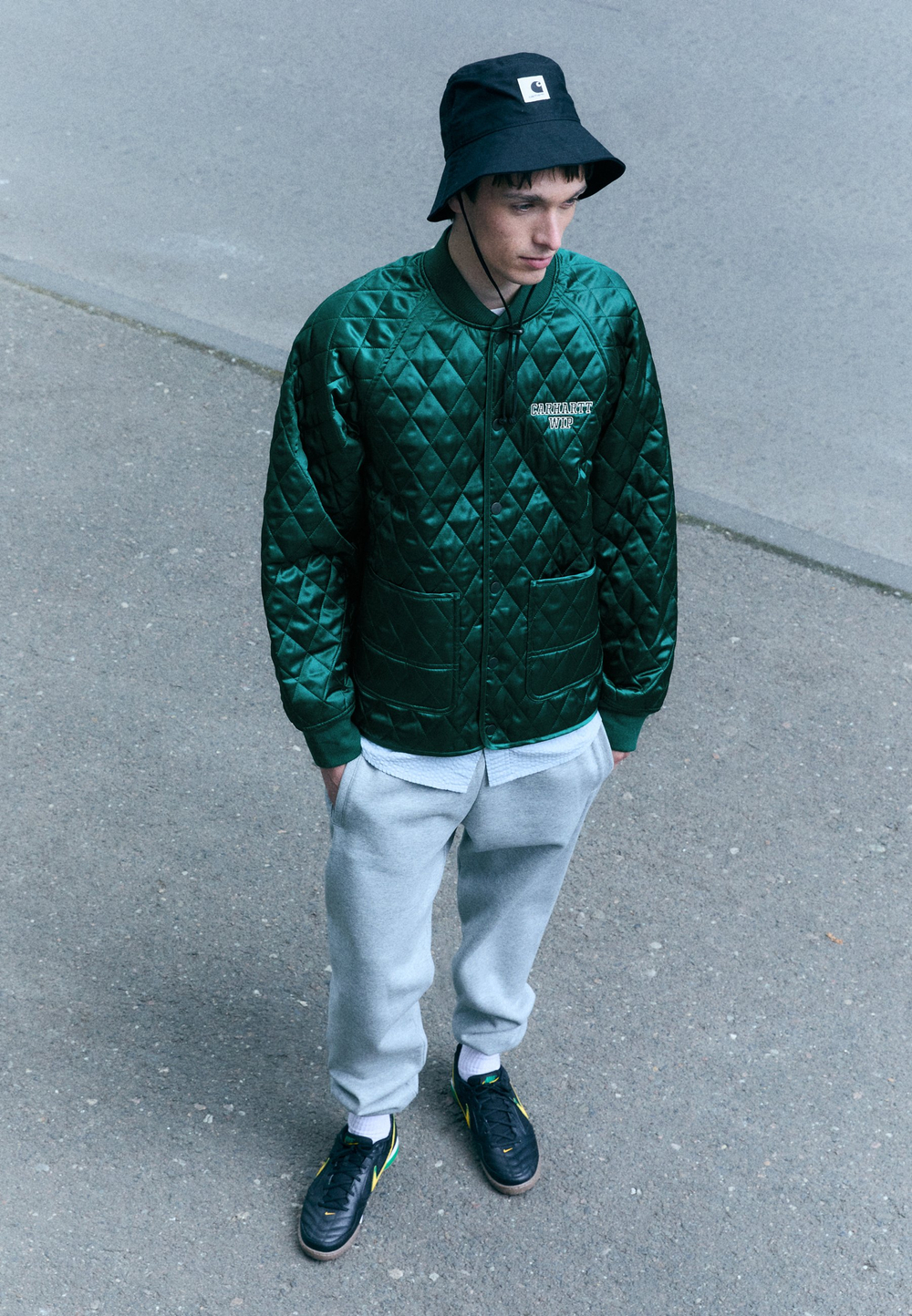 Carhartt WIP Демисезонная куртка - Зелёный