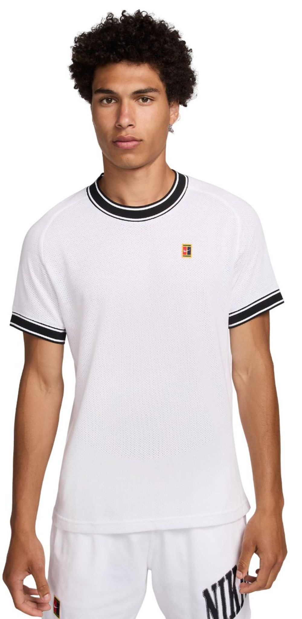 Мужская теннисная футболка Nike Court Heritage Tennis Top - белый