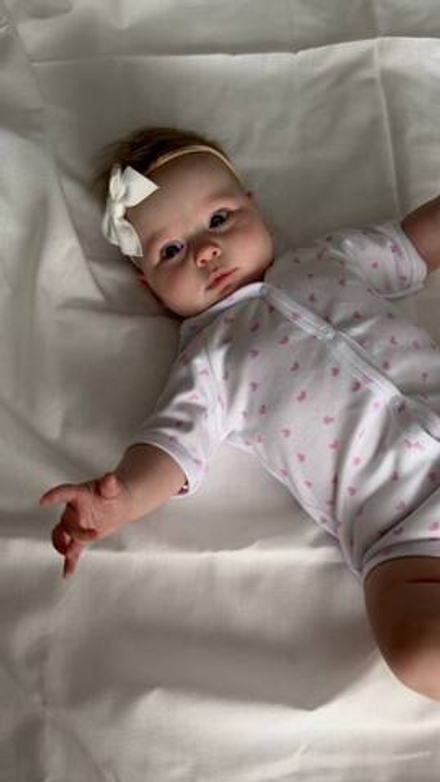 Боди хлопковый сердечки