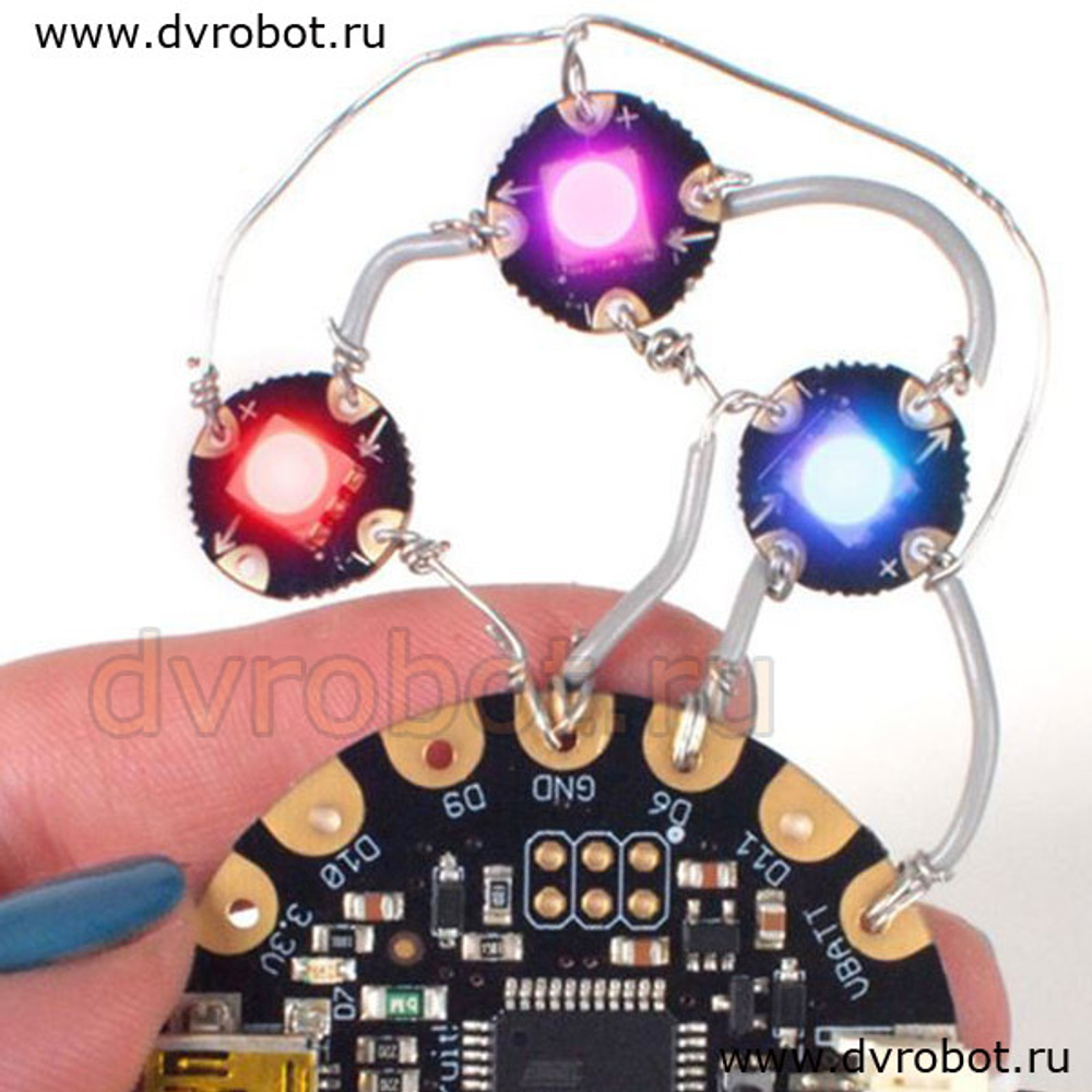 Светодиод WS2812 - 1.0 для LilyPad