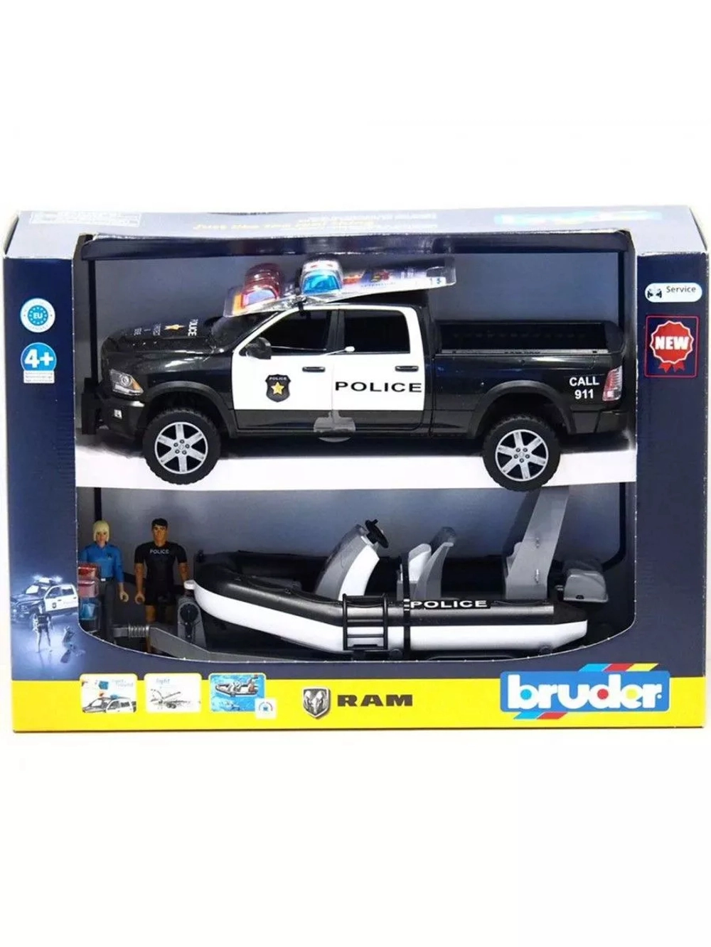 Полицейский пикап Dodge RAM 2500 с фигурками