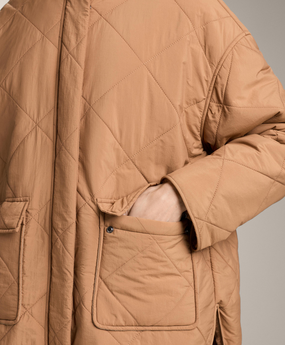 Oysho Утепленная водоотталкивающая куртка FELLEX® с AEROGEL, тоффи