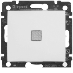 Legrand выключатель 4410 с рамкой 2 белый