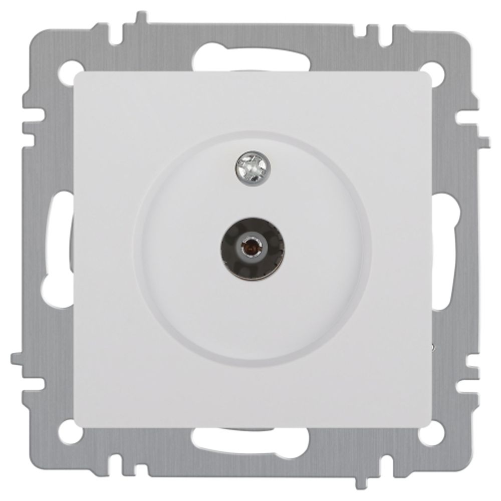 Розетка Intro Accent 6-301-01 TV одиночная, IP20, СУ, белый