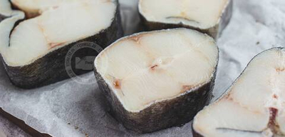 Черная треска (угольная рыба) стейк