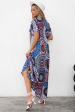 Платье Магия лета (голубой/розовый) Р11-867/18 Nikol (Акция)