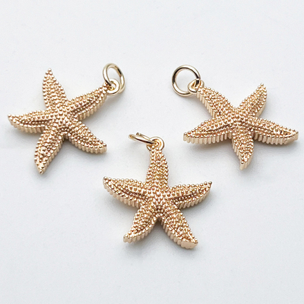 Подвеска Морская звезда, цвет золото, размер 18*16 мм, цена за 1 шт