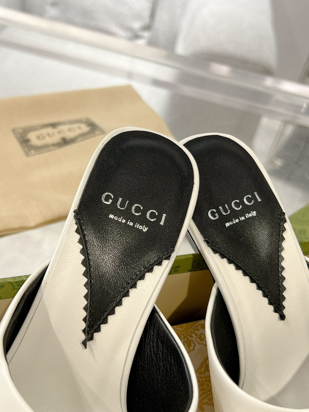 Gucci Interlocking G Heel Sandal 5.5 cm