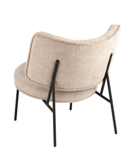 Кресло District Lounge, букле капучино