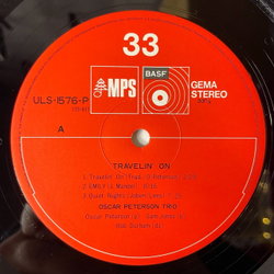 Винтажная виниловая пластинка LP Oscar Peterson Travelin On (Japan 1974) (Obi)