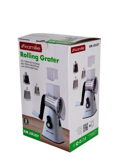 Тёрка универсальная механическая 3 в 1 Kamille KM 10107 на вакуумной присоске