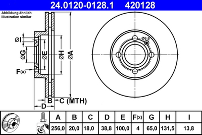 ATE - 24012001281-ATE - Brake Disc