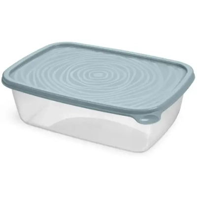 Контейнер прямоугольный «Романо» 1,6л серо-голубой С852СГОЛ