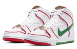 Paul Rodriguez x Nike Dunk SB PRM QS non-slip wear-resistant high-top sneakers for men and women the same milky white