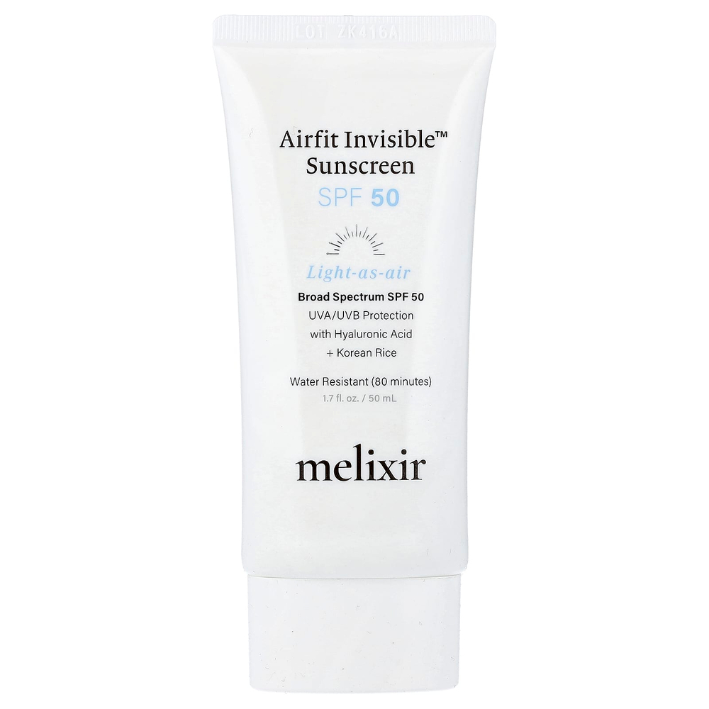 Melixir, Airfit Invisable™, солнцезащитный крем, SPF 50, 50 мл (1,7 жидк. унции)