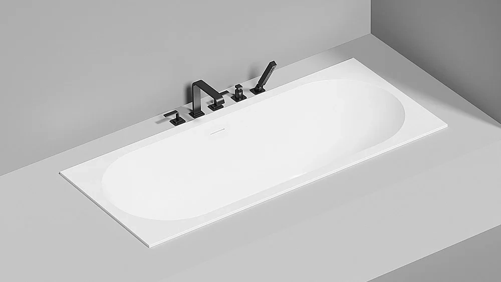 Ванна Salini Ornella Axis Kit S-Sense 170х75 103513M белая матовая