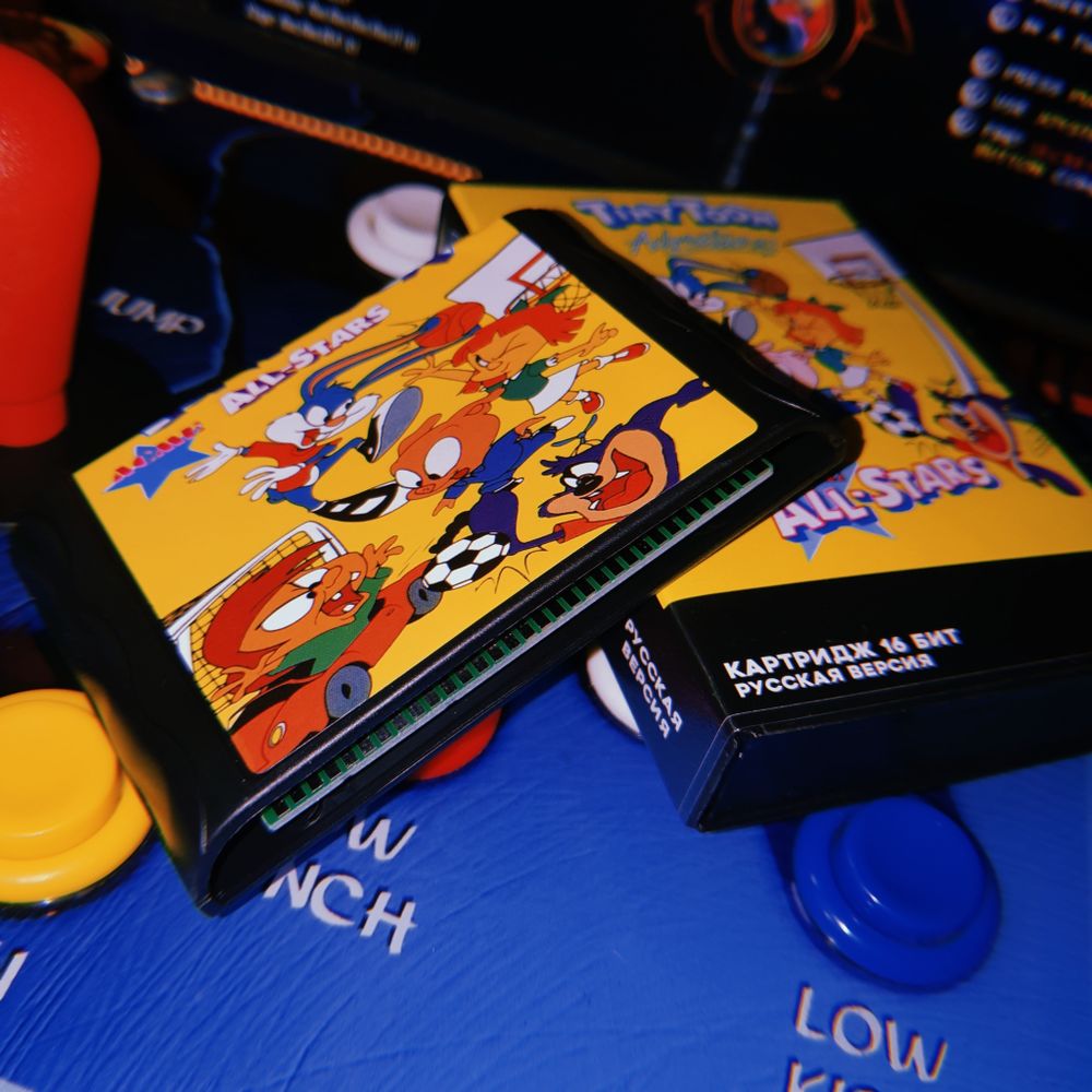 Boîte Seule Tiny Toons Adventures Acme All Stars Megadrive - Bon état, Jeu Sega