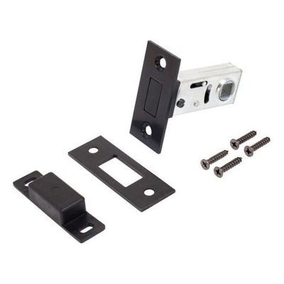 Защёлка Аллюр МАГНИТНАЯ АРТ L50-8M BL матовый черный