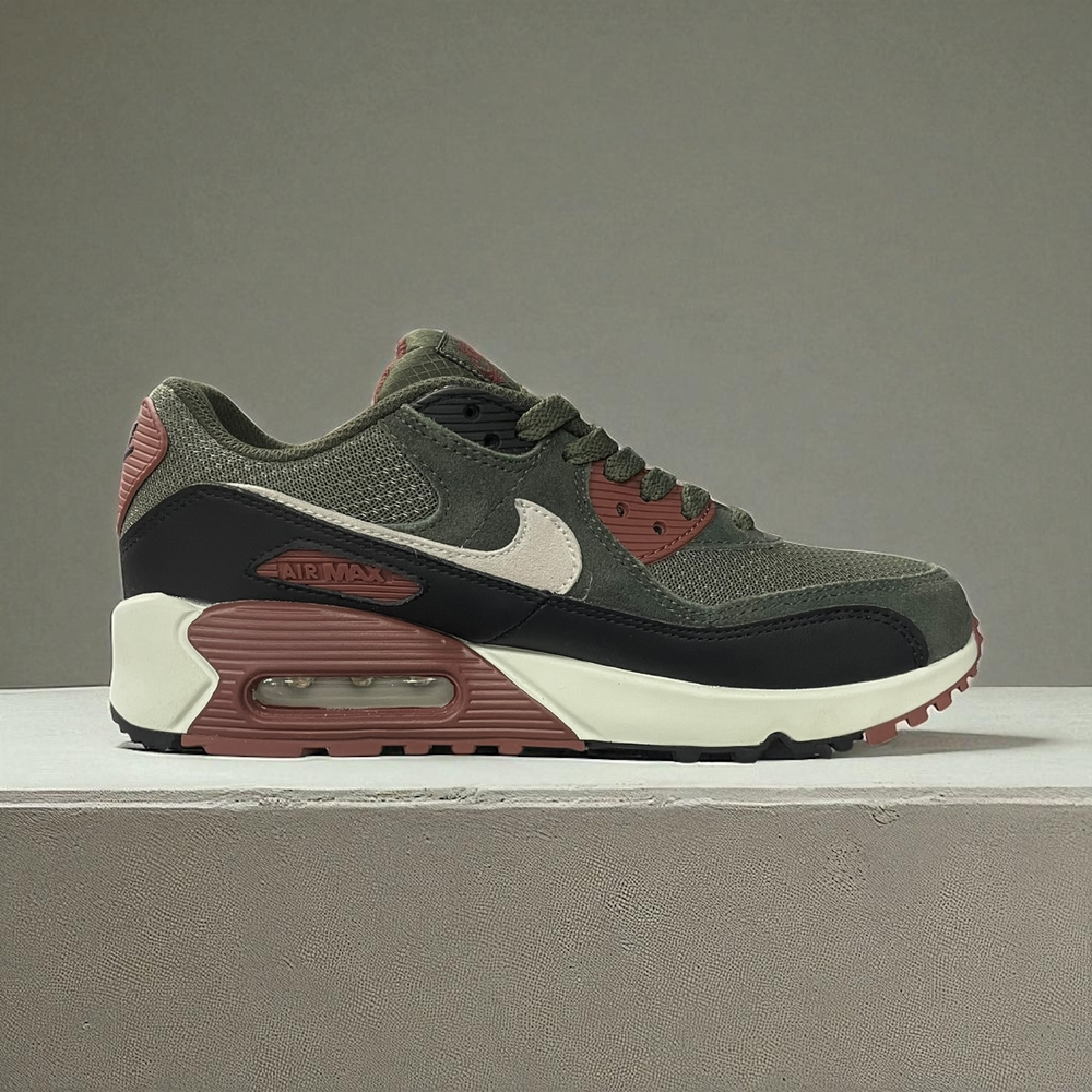 Nike Air Max 90 • Cargo Khaki Red Sepia