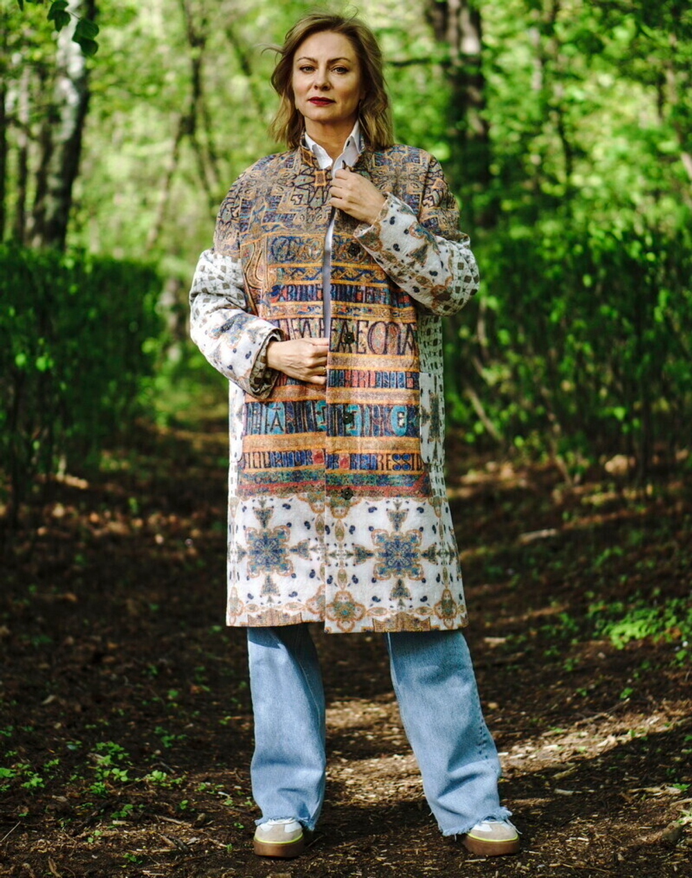 Пальто "Ирландская легенда 2", по мотивам Келлской книги