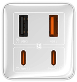 Зарядное устройство Baseus Gan6 Pro USB, USB Type-C белый