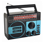 Радиоприёмник FEPE FP-259BT-S MP3плеер+Solar panel+фонарь