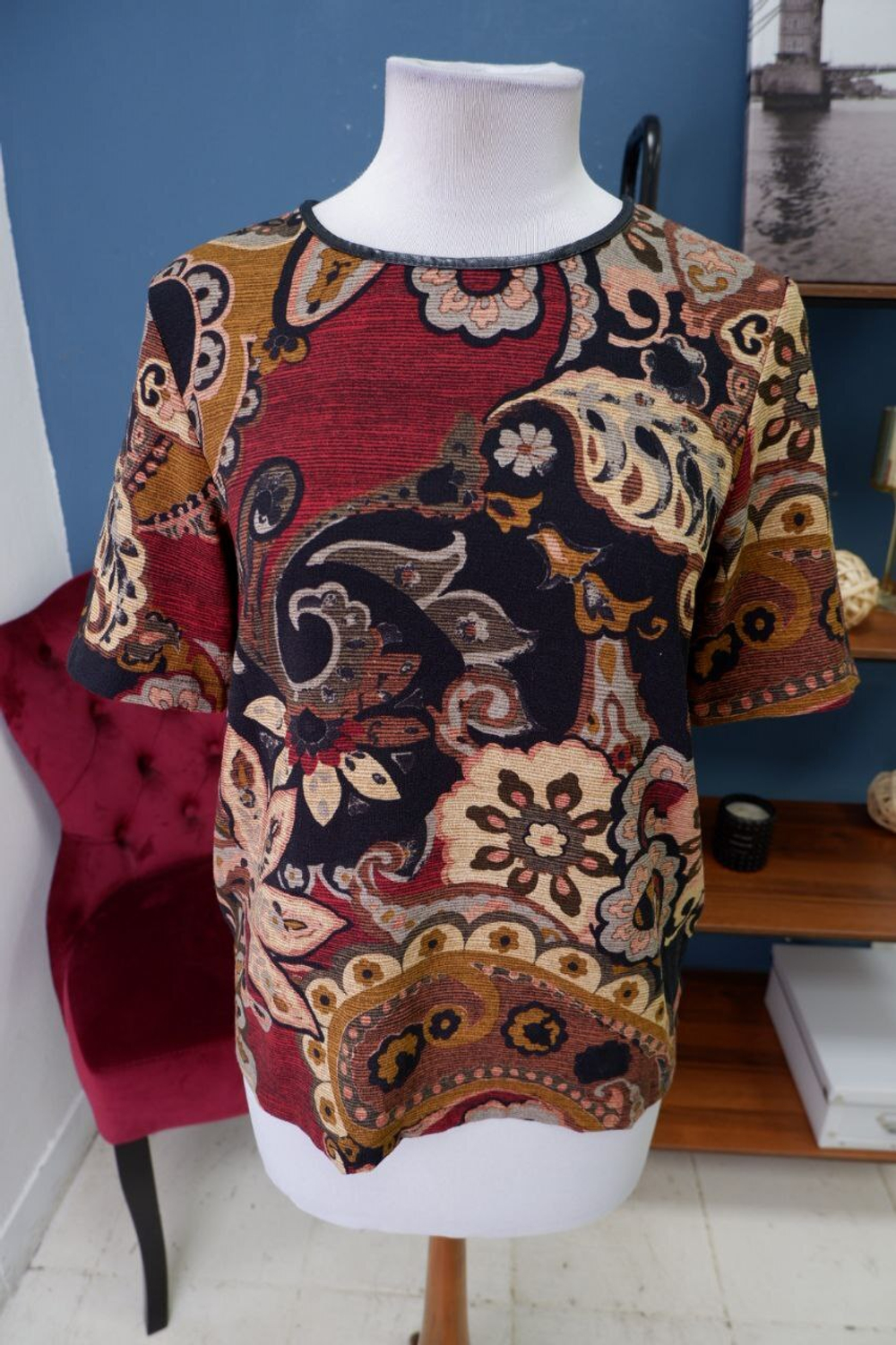 Джемпер La Fee Maraboutee с коротким рукавом 44 размер