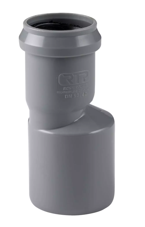 Редукция эксцентрическая  ВК ПП 50/40, короб, серый,РТП (75/1)