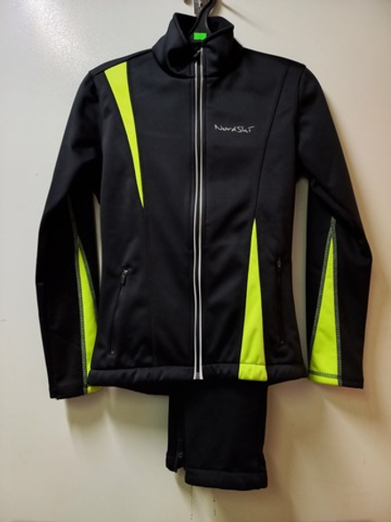 Разминочный костюм NordSki Activе Junior Black/Lime