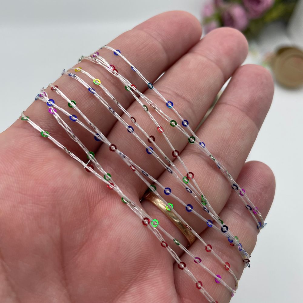 микро Пайетки COFIL 55% полиамид  45% пайетки