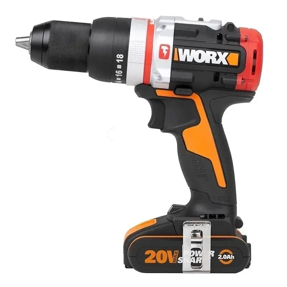 WORX WX354 аккумуляторная дрель-шуруповерт (2 x 2 Ач, ЗУ)