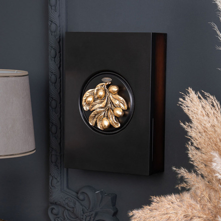 Полка ключница Oliva Branch (Олива Бранч) 2 Каштан Амбер