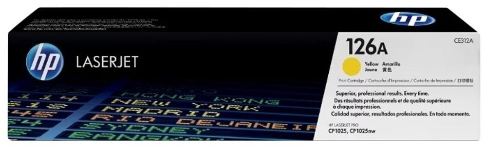 Картриджи HP CE312A желтый
