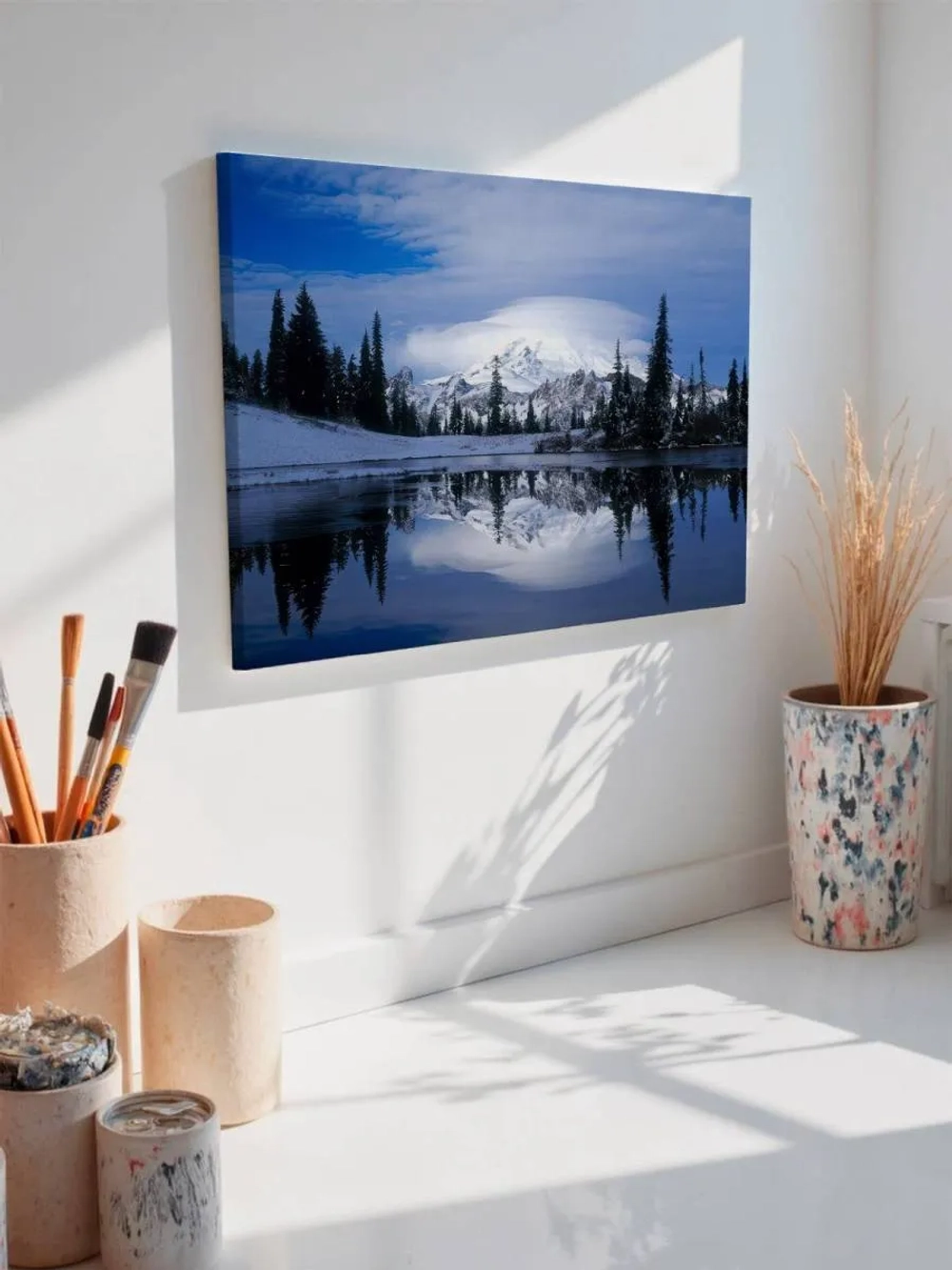 Картина на стену 40 X 50 Горное озеро