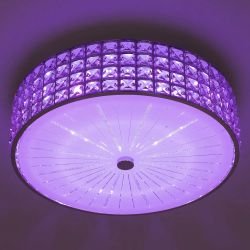 Citilux Портал CL32415G1 LED RGB Люстра хрустальная с пультом Хром